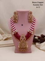 Brass Copper Kundan Set 25 % - Image 3