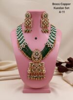 Brass Copper Kundan Set 25 % - Image 4