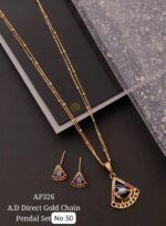 A .D Direct Gold Chain Pendal Set 25 %