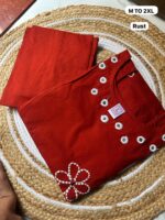 Kurtis With Plazo Pure Havy Dhabu Cotton Fabric - Image 2