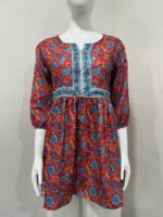 Teal Embroidered Kurta Set - Image 2