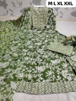 Anarkali 3 Piece Pair Kurti With Pant And Dupatta - Image 4