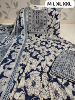 Anarkali 3 Piece Pair Kurti With Pant And Dupatta - Image 7