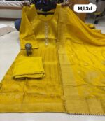Dola Silk Kurti With Tie Work , Pant & Beautiful Banarasi Dupatta - Image 10