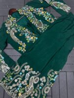 Purple Paisley Hand - Embroidered Co-ord Set - Image 13