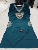 Pure Dhabu Mul Cotton Disigner Kurti Plazo Sets