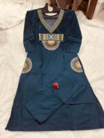 Pure Dhabu Mul Cotton Disigner Kurti Plazo Sets - Image 3