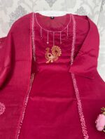 New designers Kurti witjhj pant with Dupatta set - Image 2