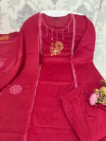 Trendy Anarkali Designers Kurti Pent Set - Image 2