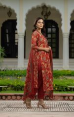 Sequence Adda Work Over Kurti Hand And Nack - Image 4