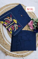 Top with Plazo with Pocket Pure Heavy Dabhu Cotton Fabric - Image 2