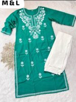 New Latest Beautiful Cotton Kurta Set