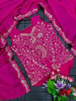 Presenting A New Party Wear Look Jacket And Plazzo With Dupatta