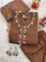 Designers Kurti pent Dupatta Set - Image 4