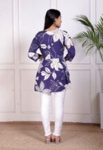 Angrakha Peplum Top Short Angrakha Kurti - Image 2