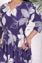 Angrakha Peplum Top Short Angrakha Kurti - Image 4