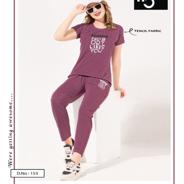 Premium Tensil Fabric Ladies Night Suit