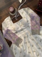 Ombre Geogatte anarkali Gown set - Image 6