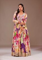 Floral Gown ya Anarkali Maxi dress - Image 4