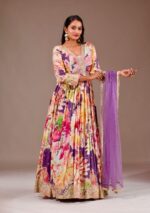 Floral Gown ya Anarkali Maxi dress