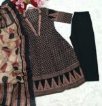 Ombre Georgette Anarkali Geown Set - Image 3