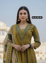 Ombre Georgette Anarkali Geown Set - Image 3
