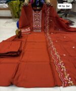 Anarkali kurti with Bottom Plazo & Heavy work Dupatta - Image 2