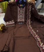 Anarkali kurti with Bottom Plazo & Heavy work Dupatta - Image 3