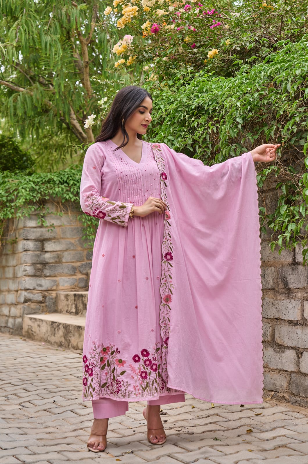 WhatsApp Image 2026-02-22 at 11.30.17 AM CHANDERI SILK SAARI - Image 1