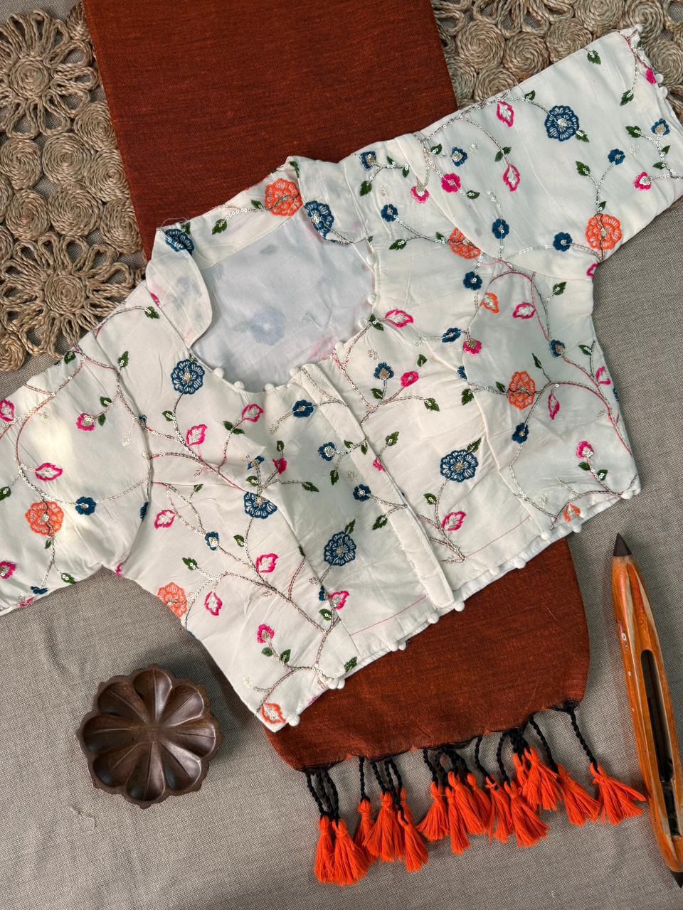 WhatsApp Image 2026-02-23 at 10.33.33 AM (1) SAREE FABRIC:🥻KHADI COTTON - Image 1