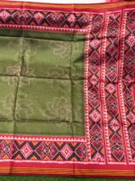PURE PATOLA SILK DOUBLE IKKAT SAREE1599 - Image 5
