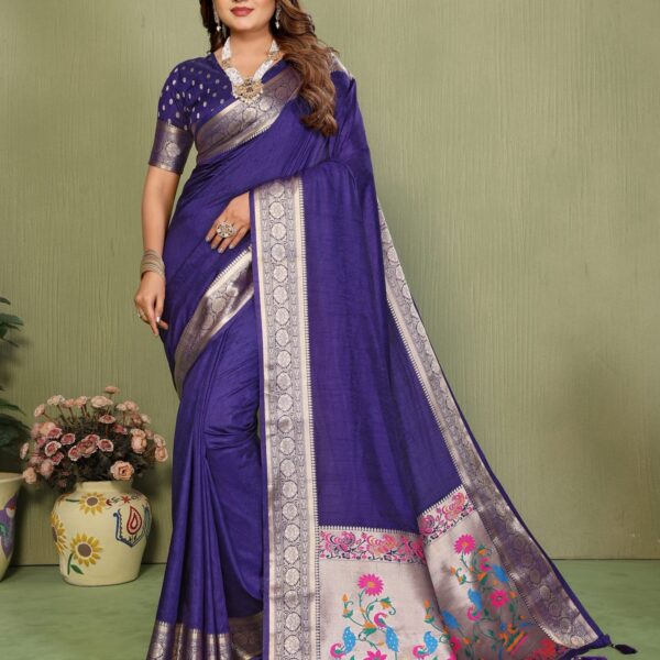 Gala Pattern Rich Pallu Silk Saree For Upcoming Festival Season🌹