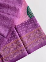 bandhani silk saree - Image 2