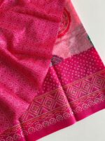 bandhani silk saree - Image 2