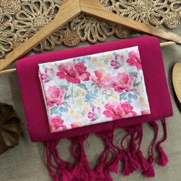 HENDLOOM COTTON OR COTTON SILK