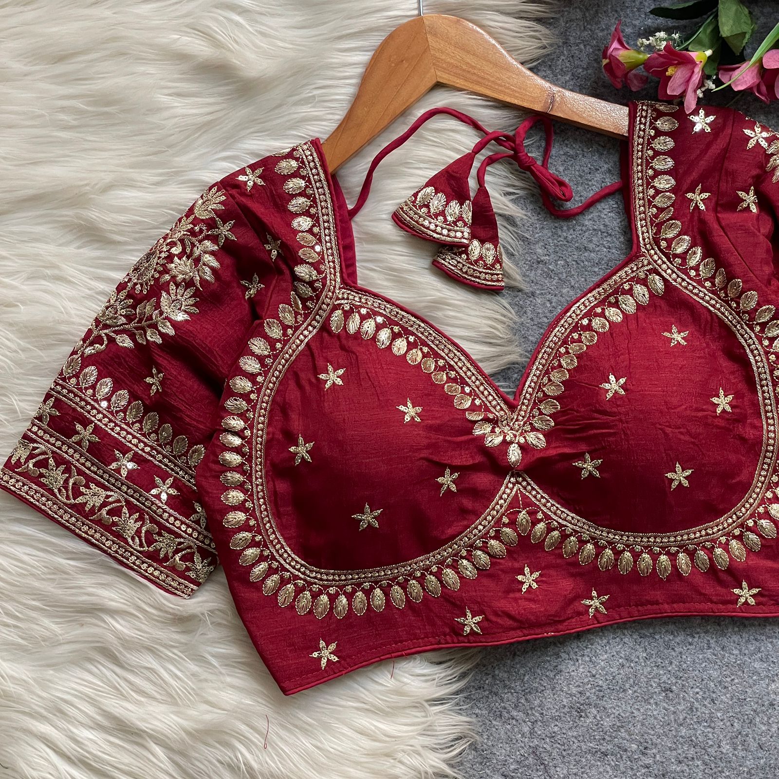 WhatsApp Image 2026-02-23 at 8.04.32 AM (1) JODHA STYLE BRIDAL BLOUSE - Image 1