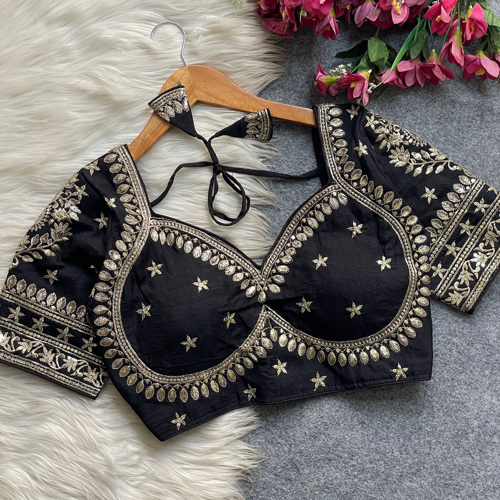 WhatsApp Image 2026-02-23 at 8.04.40 AM JODHA STYLE BRIDAL BLOUSE - Image 1