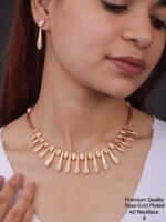 rose gold plated necklace - Image 2