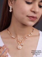 rose gold plated necklace - Image 3