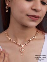 rose gold plated necklace - Image 4