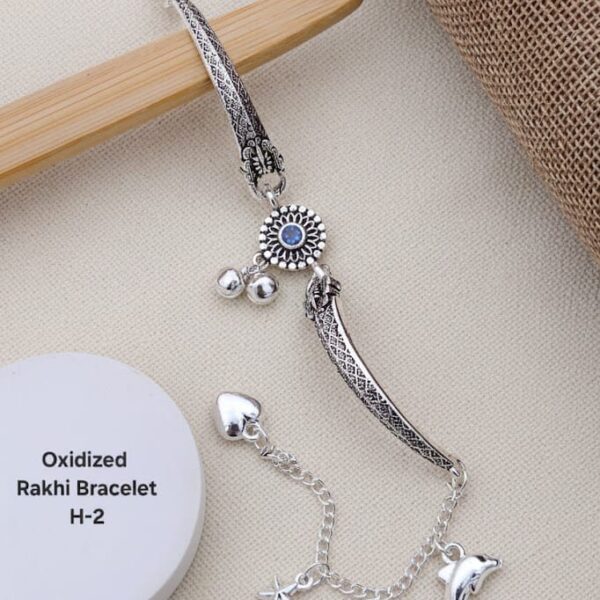 oxidized rakhi bracelet h-2
