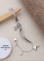 oxidized rakhi bracelet h-2 - Image 2