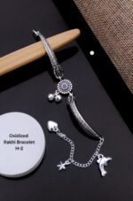 oxidized rakhi bracelet h-2 - Image 4