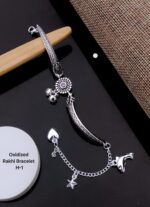 oxidized rakhi bracelet h-2 - Image 5