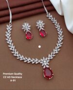 premium Quality cz ad necklace A-91