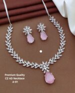 premium Quality cz ad necklace A-91 - Image 3