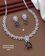 premium Quality cz ad necklace A-91 - Image 2
