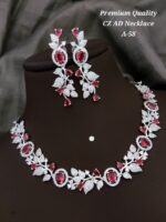 premium Quality cz ad necklace A-58