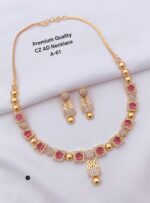 premium Quality cz ad necklace A-61 - Image 2