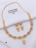 premium Quality cz ad necklace A-61